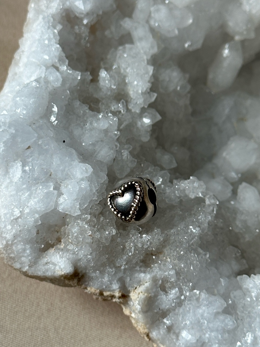 Pandora Braided Heart Clip